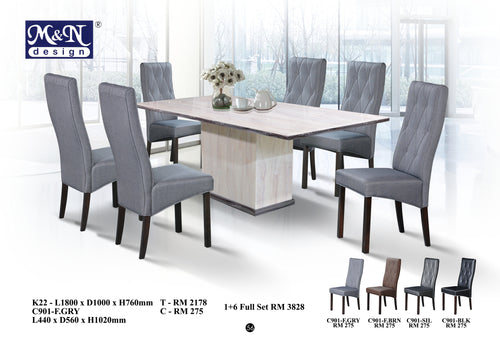 Long Marble Dining Table supplier in Malaysia