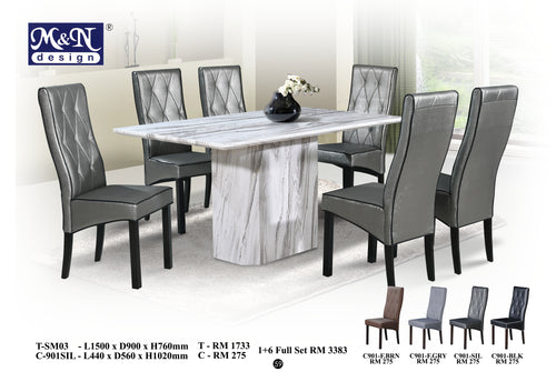 Long Marble Dining Table supplier in Malaysia