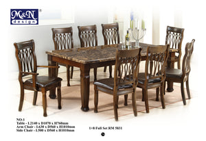 Classic Marble Dining Table supplier in Malaysia by M&N Furniture Trading Sdn Bhd