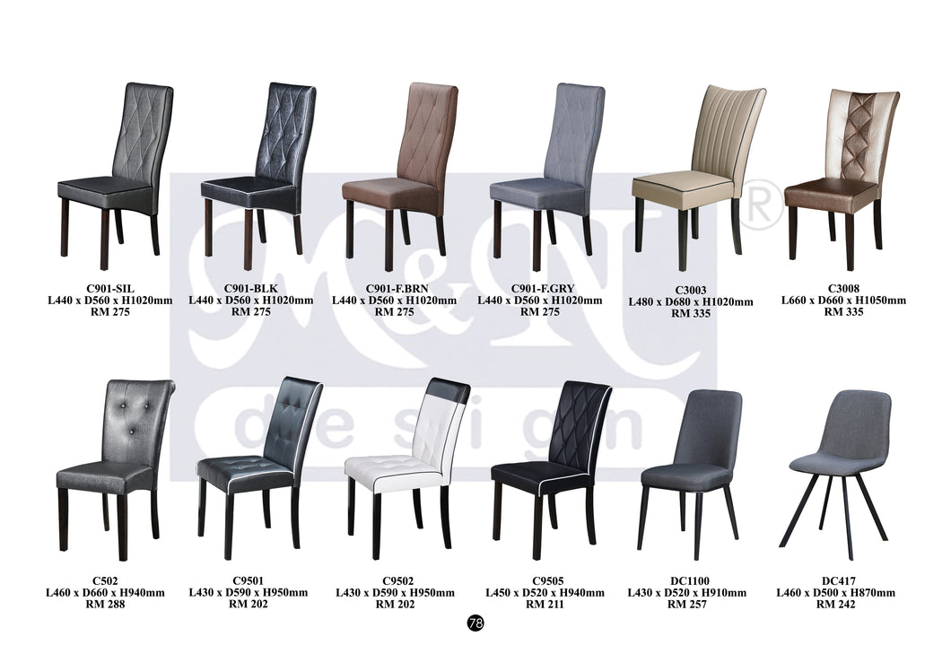 Dining Chairs supplier in Malaysia by M&N Furniture Trading Sdn Bhd