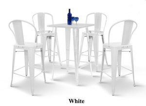 Metal Bar Table Set -T19+CD9 (1+4)