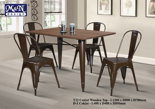Metal Dining Table supplier in Malaysia by M&N Furniture Trading Sdn Bhd