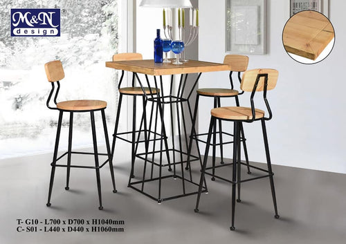 Bar Table & Stool supplier in Malaysia by M&N Furniture Trading Sdn Bhd