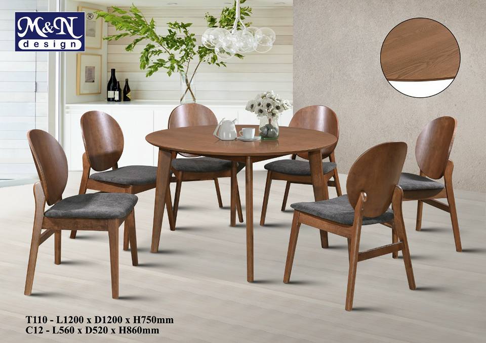 Wooden Dining Table supplier in Malaysia by M&N Furniture Trading Sdn Bhd